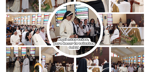 Profesión religiosa temporal de Yeliannys Durán